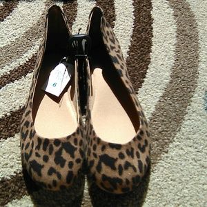 Leopard Print Flats